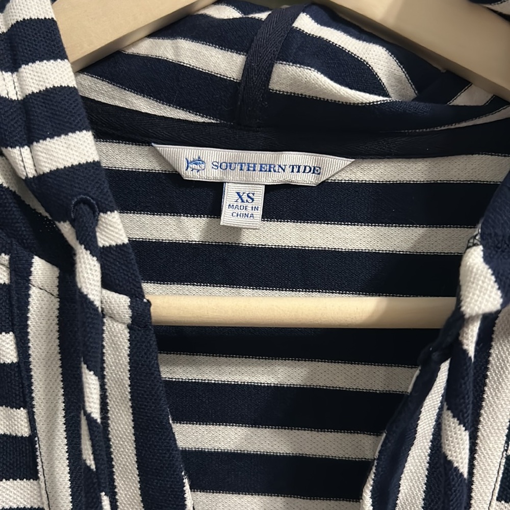 Southern Tide Nautical Striped Beach Sweater - Picture 6 of 7